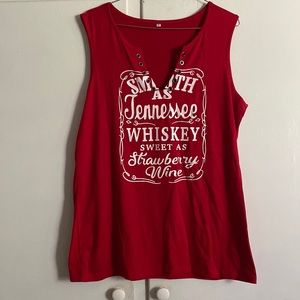 Smooth as Tennessee whiskey large women’s top